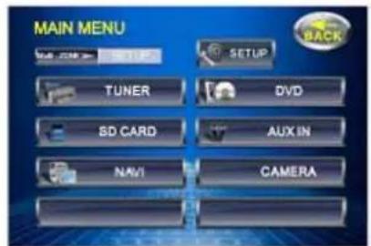 VARTA V-AVM651F - System setup menu - 1