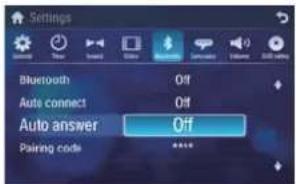 PHILIPS CID3288 - Adjust Bluetooth settings - 1