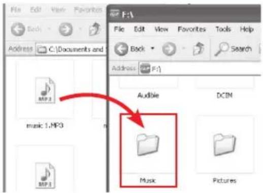 AUDIOVOX SL5008 - Using Windows Explorer - 1