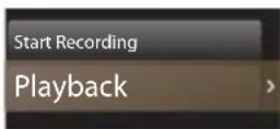 AUDIOVOX SL5008 - Playing back voice memo To play back a recording: - 1