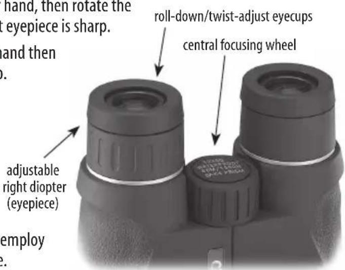 Carson XM-042HD - Please note that certain binoculars have different focusing systems. Some may - 1
