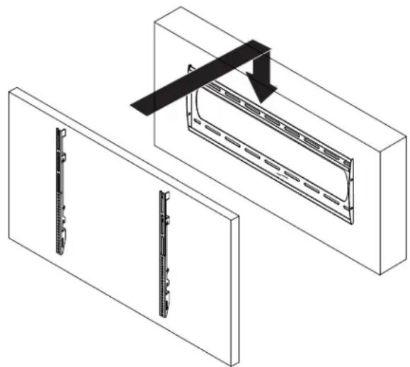 Premier Mounts P4263F - Attaching the Flat Panel to the Wall Plate - 4
