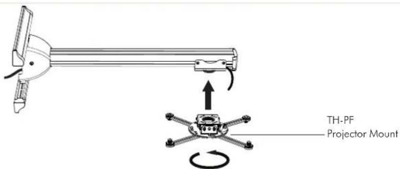 Atdec TH-PS-D - Step 8. Attach Projector Mount - 1