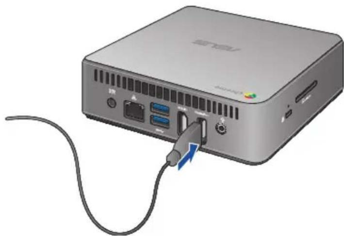 ASUS Chromebox-M077U - Connect a display panel to your Chromebox - 2