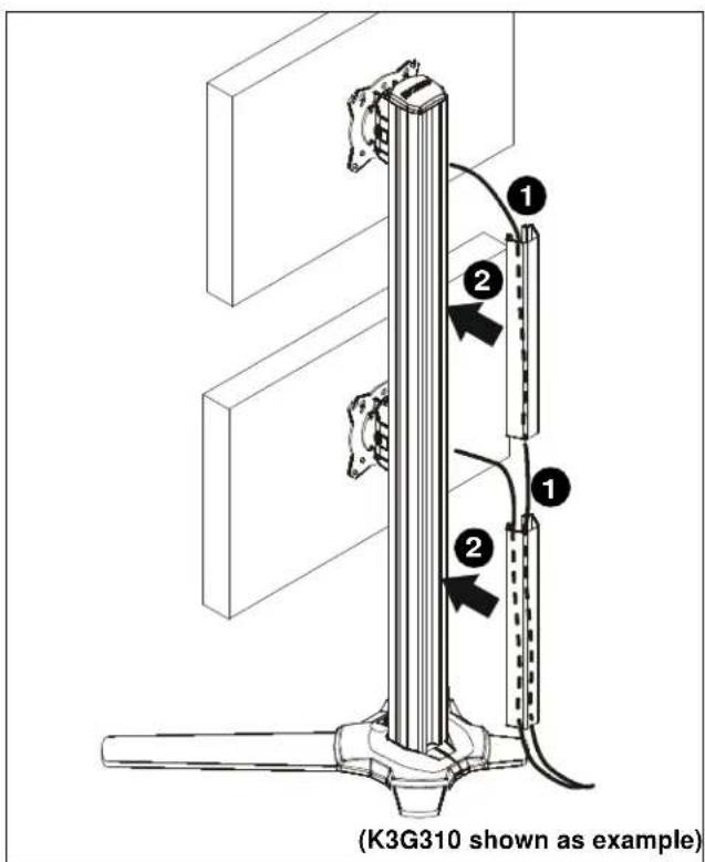 Chief K3F220S - Cable Management - 1