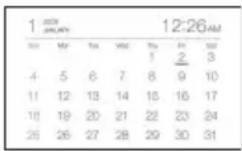 SONY DPF-D72NW - Clock and calendar display - 13