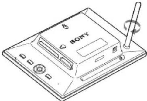 SONY DPF-D72NW - Setting the stand - 2