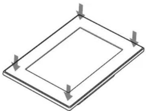 SONY DPF-D72NW - To exchange a panel (DPF-E72N only) - 4