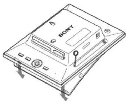 SONY DPF-D72NW - To exchange a panel (DPF-E72N only) - 2