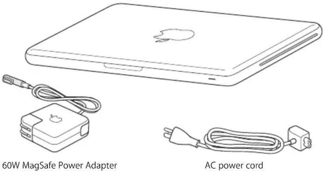 60W MagSafe Power Adapter AC power cord