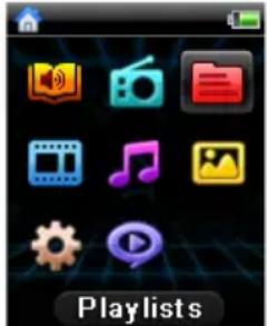 AUDIOVOX M6104 - To remove all music files from the playlist: - 1