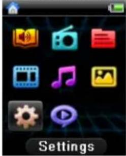 AUDIOVOX M6104 - To change the player settings: - 1