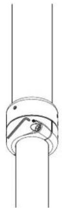 Atdec Telehook TH-3070-CT-B2B - Step 6. Set the Height of the Pole - 4