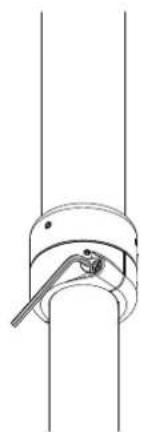 Atdec Telehook TH-3070-CT-B2B - Step 6. Set the Height of the Pole - 3