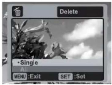 AGFAPHOTO Optima 830UW - Deleting single image / Deleting all images - 1