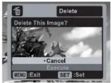 AGFAPHOTO Optima 830UW - Deleting single image / Deleting all images - 2