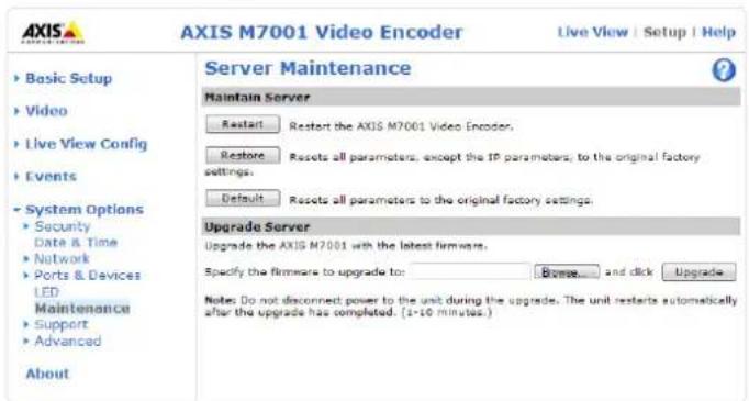 AXIS 0298-031 - Note: - 1