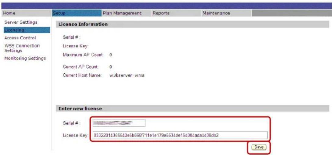 AVAYA DS1410026 - In the Serial # field enter the License Authorization Code provided with the Software License Certificate. In the License Key field enter the License Activation Code generated by the http://www.avayadatalicensing.com electronic licensing portal. Click Save: - 1