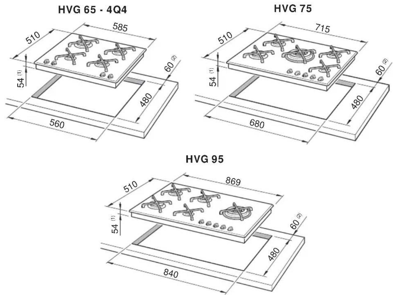 CDA HVG75BL - TECHNICAL INFORMATION FOR THE INSTALLER - 2