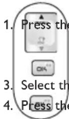 PHILIPS DECT2211G - Setting your phone's language - 1