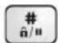 PHILIPS DECT2211G - Caller ID & Scroll down Key - 2