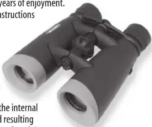 Carson XM-050HD - Instructions for Care - 1