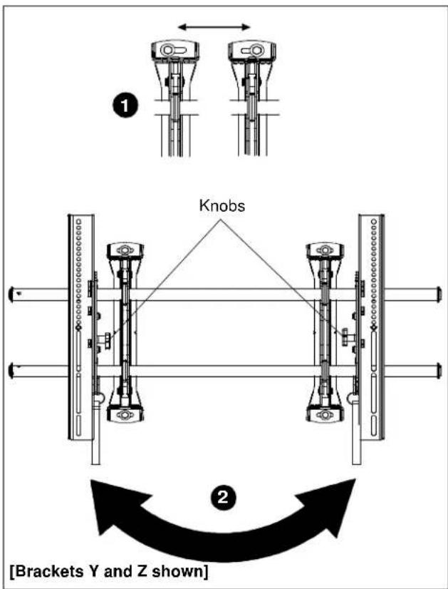 Knobs [Brackets Y and Z shown]
