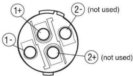 Bogen AMT-12 - Connector Wiring Diagram (View from terminal side) - 2
