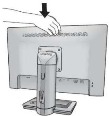 BENQ 9H.L4WLA.ZBA - Adjusting the monitor stand height - 6