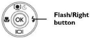 Flash/Right button