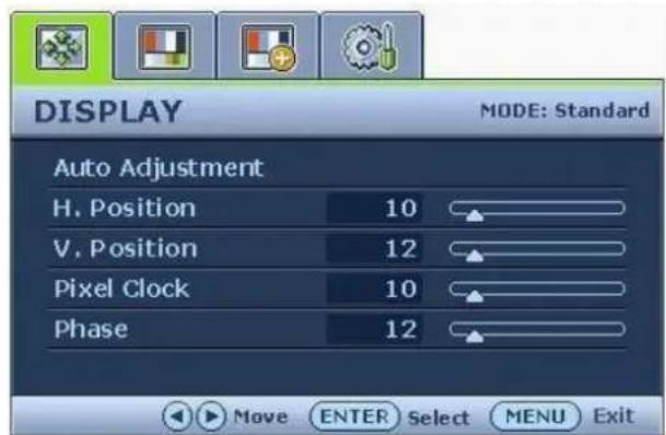 BENQ 9H.L6KLB.Q8L - Display menu - 1