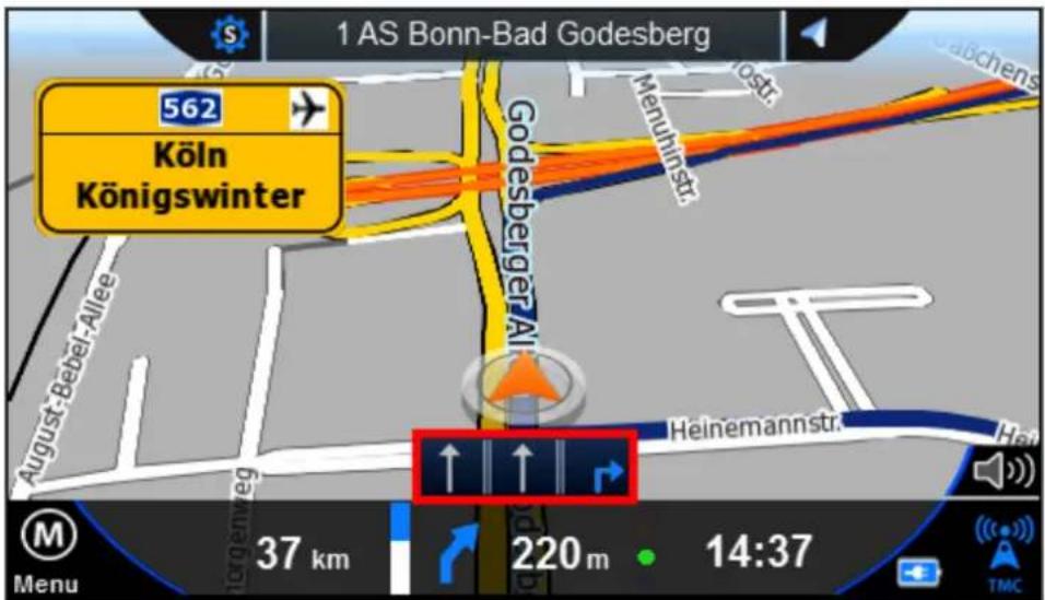 BLAUPUNKT 50 CE AMW - Lane information / Lane assistant - 1