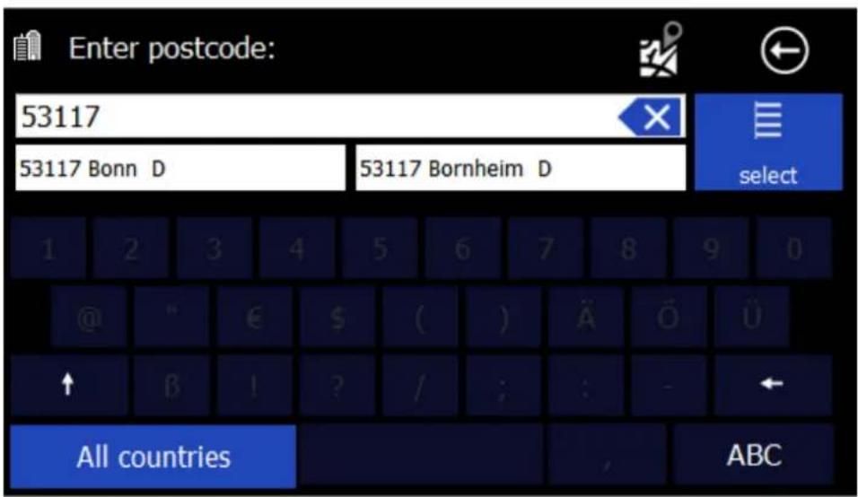 BLAUPUNKT 50 CE AMW - Zip-Code - 2