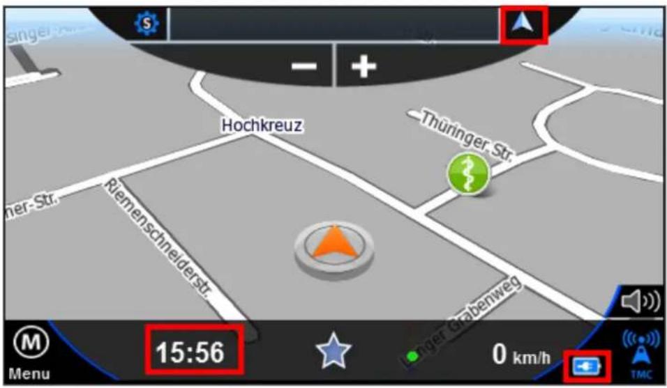 BLAUPUNKT 50 CE AMW - time / battery display / compass - 1