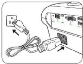 BENQ 9H.J5W77.13E - Starting up the projector - 2