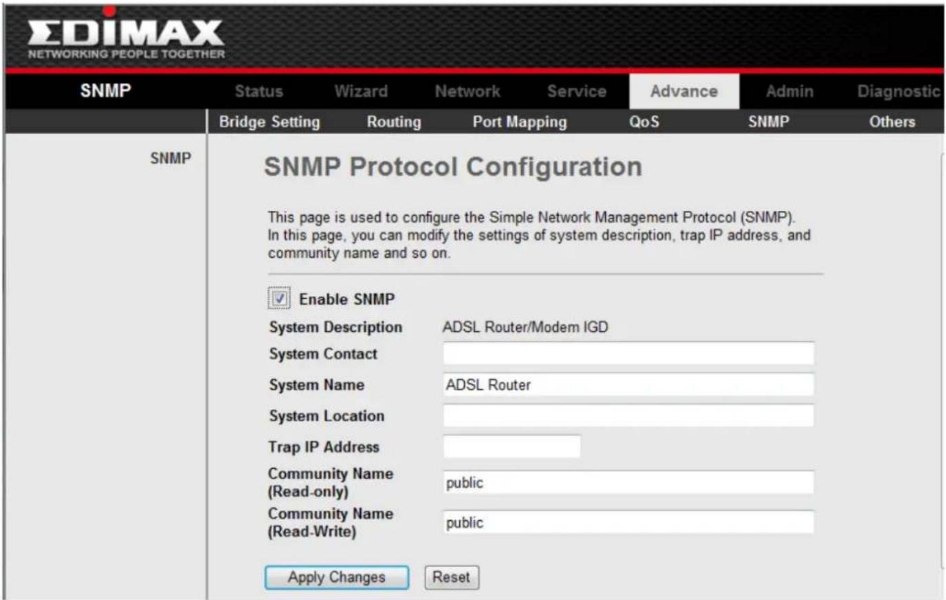 Edimax AR-7211B - 3-6-6-5 SNMP - 1