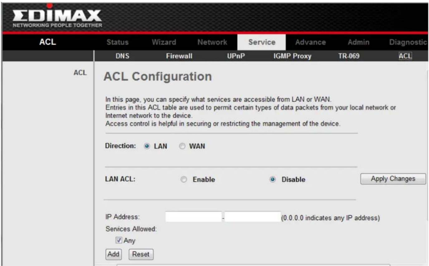 Edimax AR-7211B - 3-6-6-7 Service \ ACL - 1