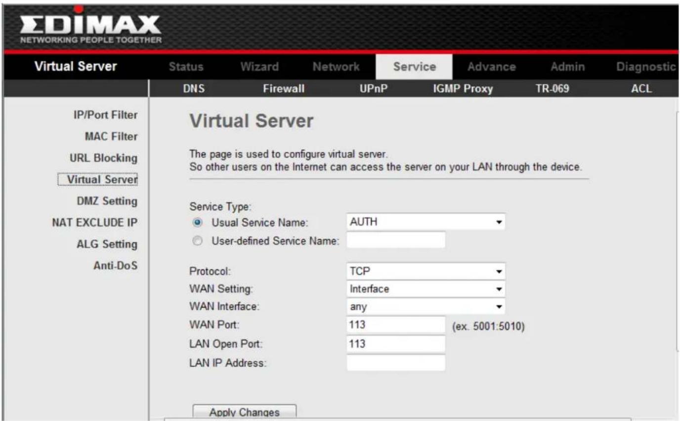 Edimax AR-7211B - 3-6-3-1 Virtual Services - 1