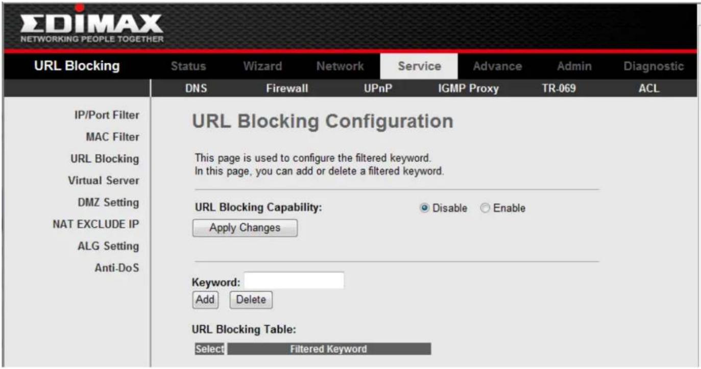 Edimax AR-7211B - 3-6-2-3 URL Blocking - 1