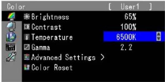 EIZO SX2762WH-BK - Adjusting/Setting - 3