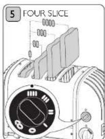 DUALIT Vario Bread 3S - THE SELECTOR (4 SLOT MODEL) - 4