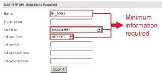 Digitus DN-16062 - APPENDIX 2 API ID APPLICATION FOR SMS MESSAGING - 6