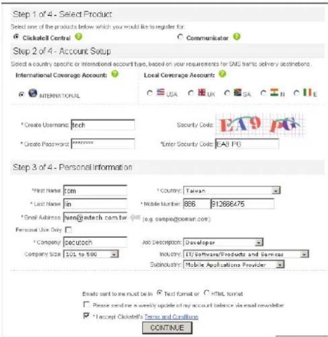 Digitus DN-16062 - APPENDIX 2 API ID APPLICATION FOR SMS MESSAGING - 2