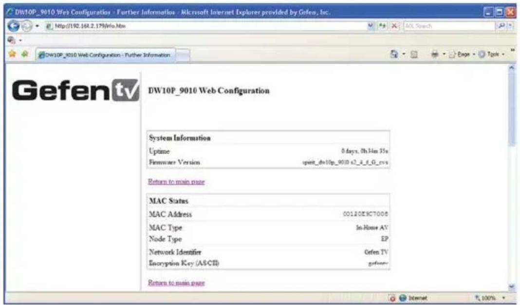 Gefen GTV-ETH-2-PLC - WEB CONFIGURATION - 2