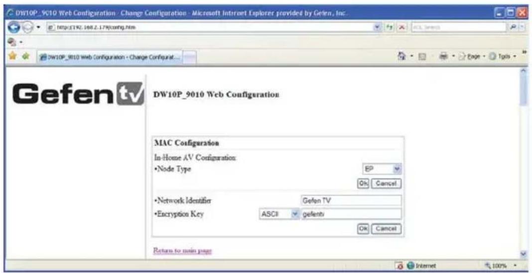 Gefen GTV-ETH-2-PLC - WEB CONFIGURATION - 1