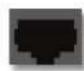 LINKSYS PLTE200-UK - Ports Panel of the Powerline Network Adapter (model number: PLTE200) - 2