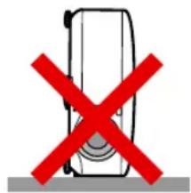 Warning sign with red X symbol indicating no hazard, commonly used to denote vehicle safety or emergency response.