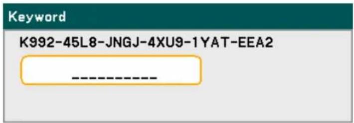 Keyword K992-45L8-JNGJ-4XU9-1YAT-EEA2 --------