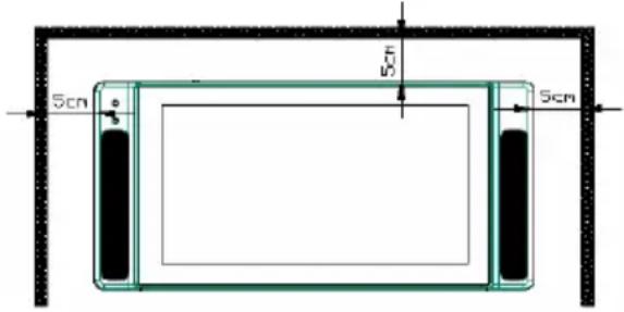 OPTOMA 7POP - ■ Please leave some space from wall or other machinery when installing the device. - 1