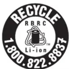 RECYCLE RBRC TM Li-ion 7.800.822.8837